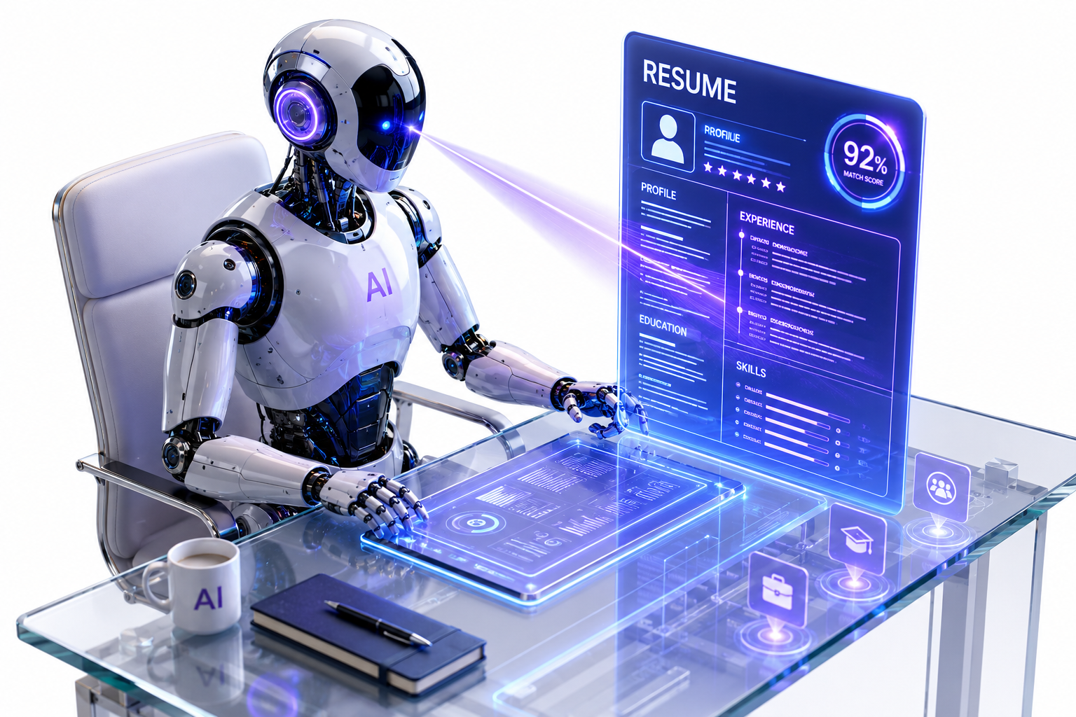 AI Resume Scanning Robot